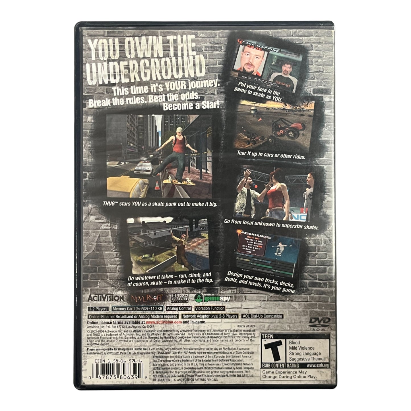 Tony Hawk Underground (PS2)