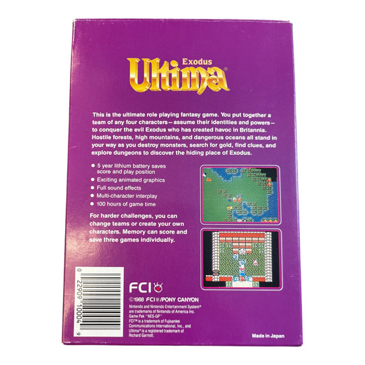 Ultima Exodus (NES)
