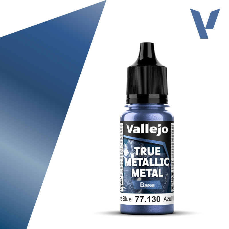 Vallejo - True Metallic Metal: Single Bottles – Ultramarine Blue System 18ml