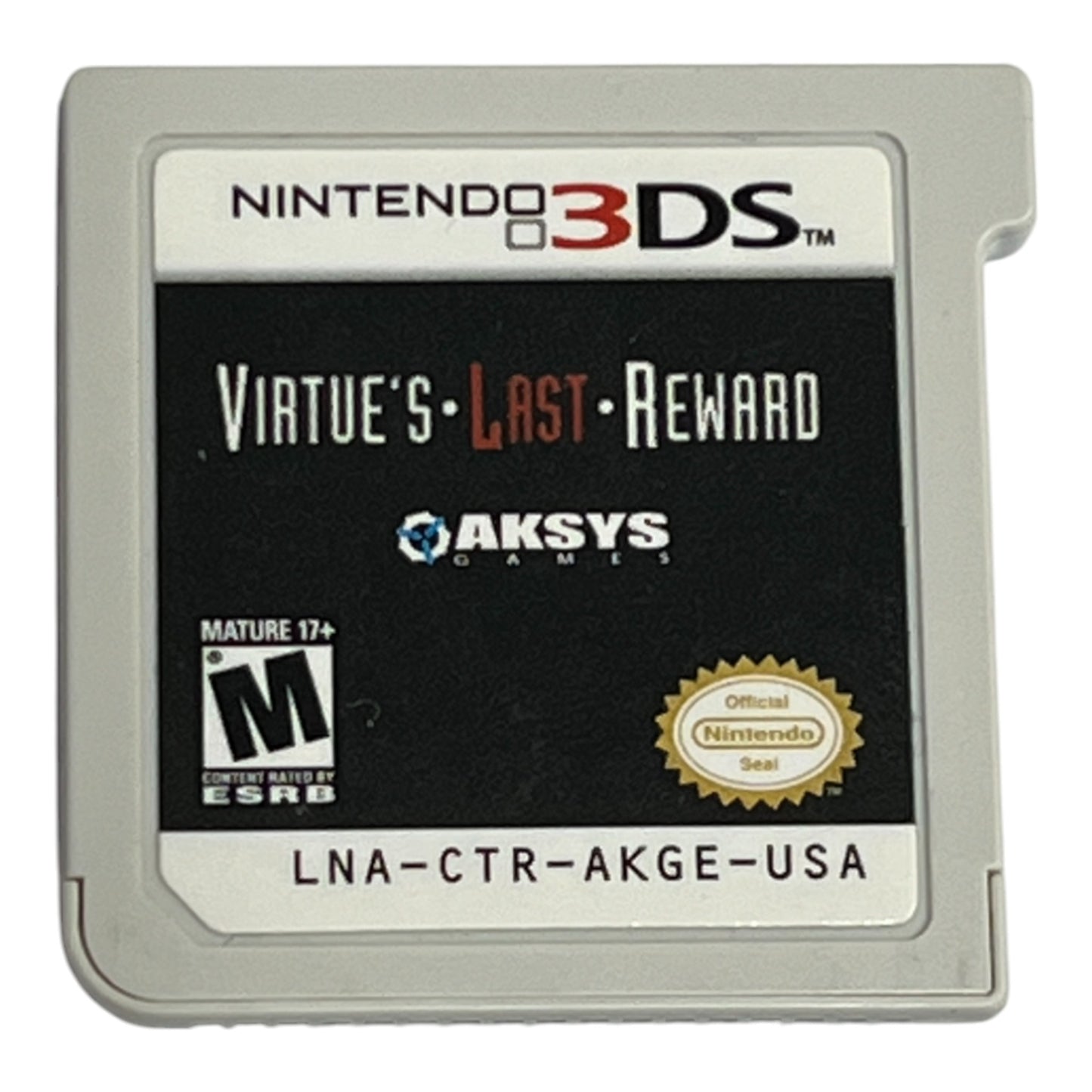 Zero Escape: Virtue's Last Reward (3DS)