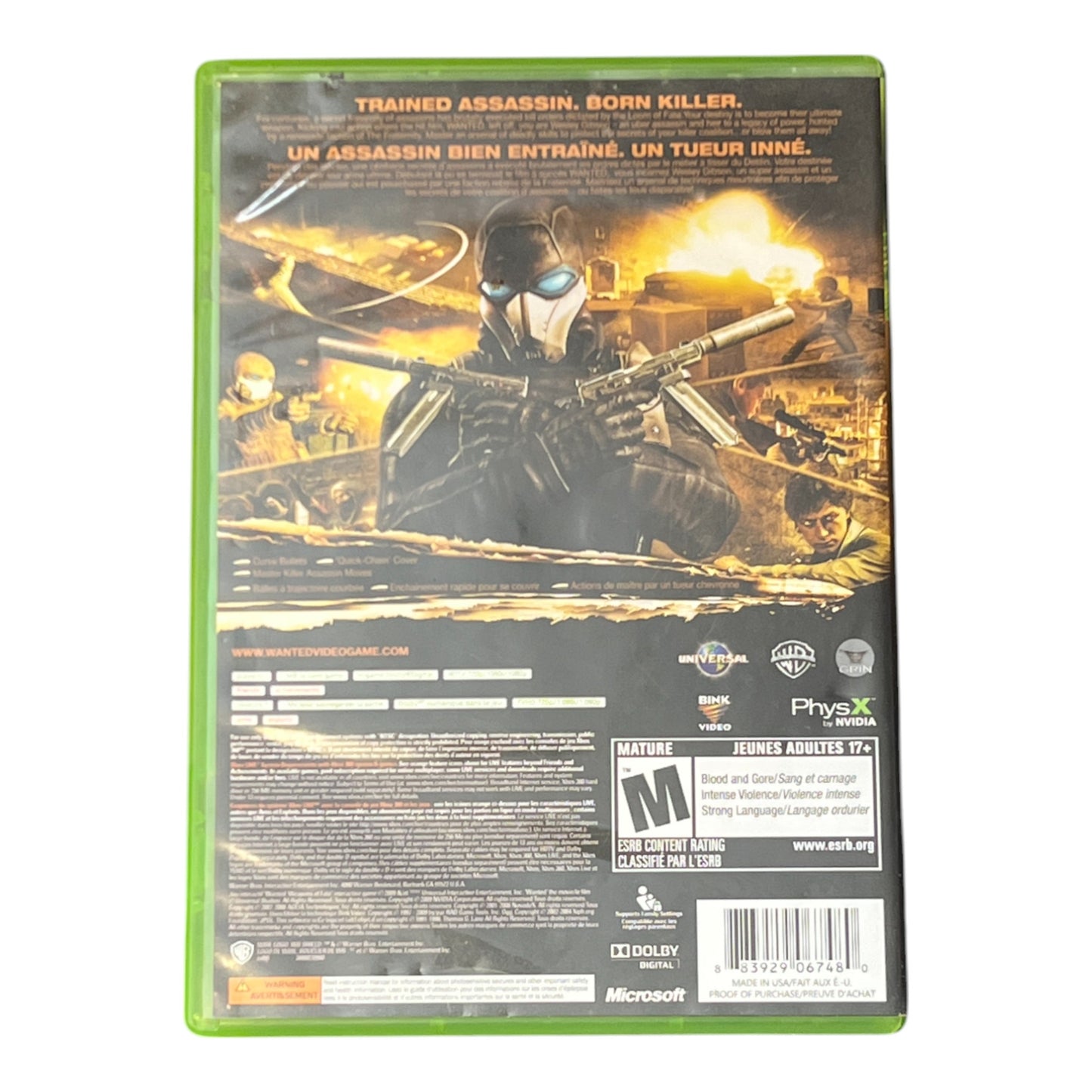 Wanted: Weapons of Fate (Xbox 360)