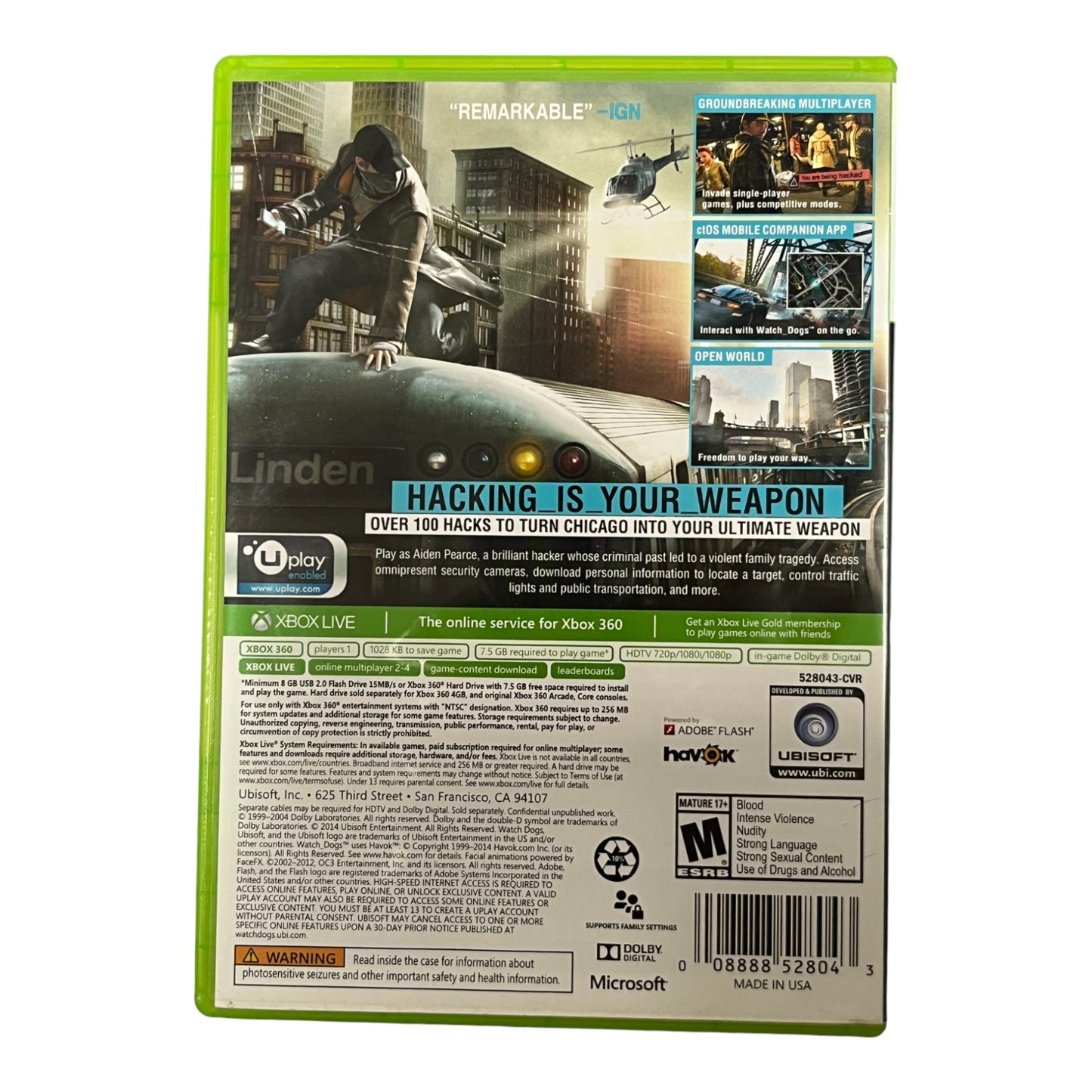 Watch Dogs (Xbox 360)