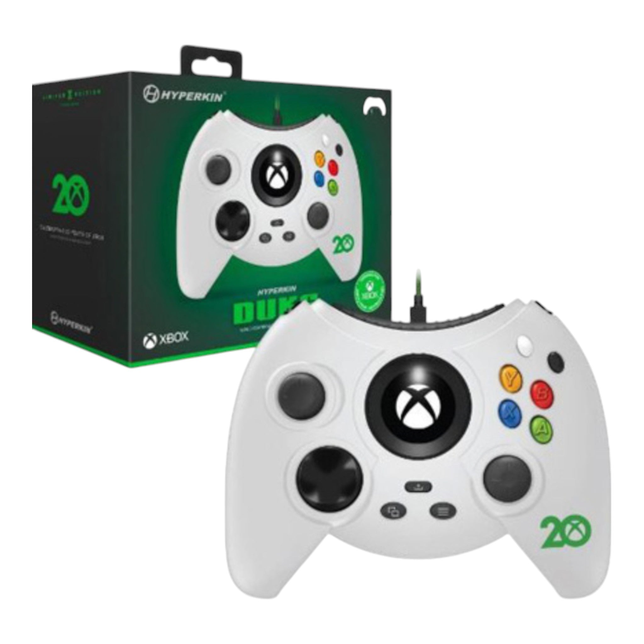 White Duke Wired Xbox Controller – Retro North Games
