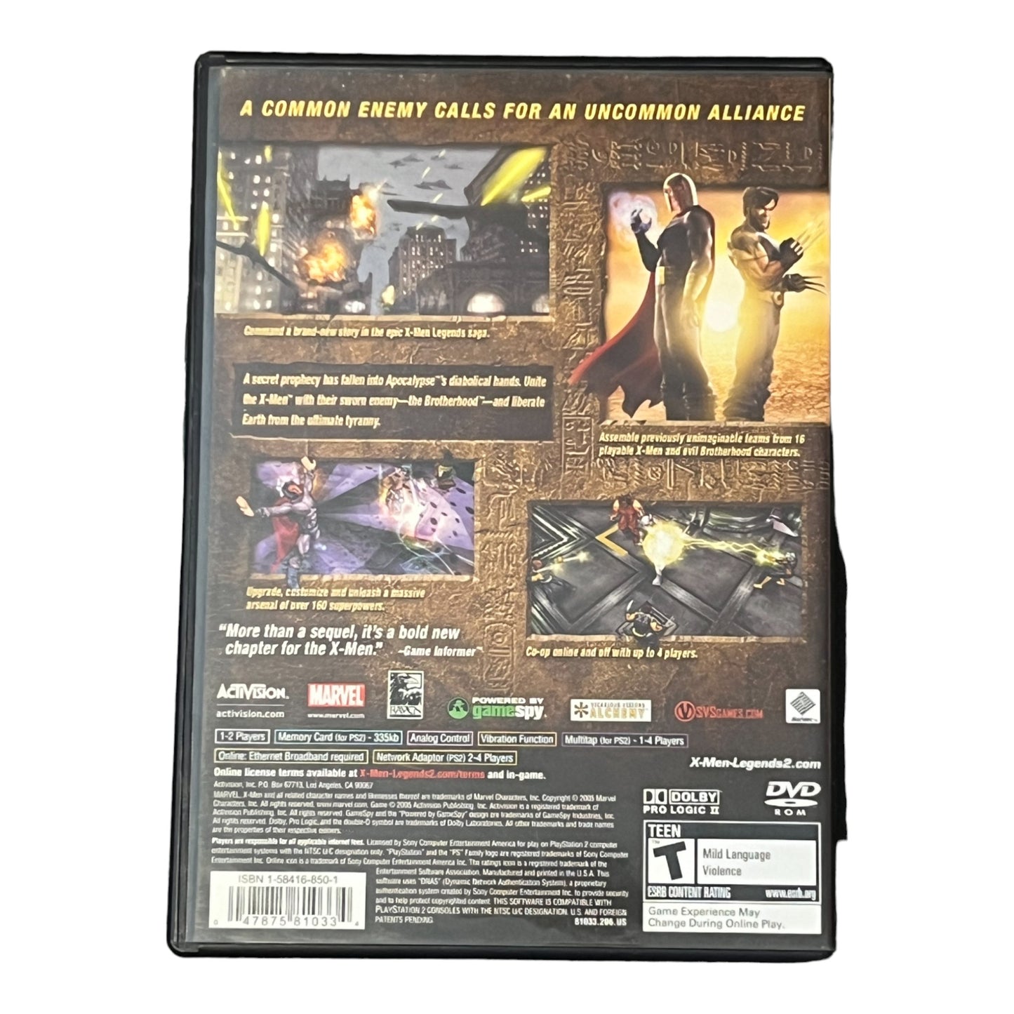 X-Men Legends 2 (PS2)