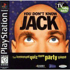 PlayStation game cover for 'You Don't Know Jack' with a man's face and text.