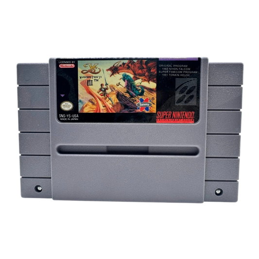 Ys III Wanderers from Ys (SNES)
