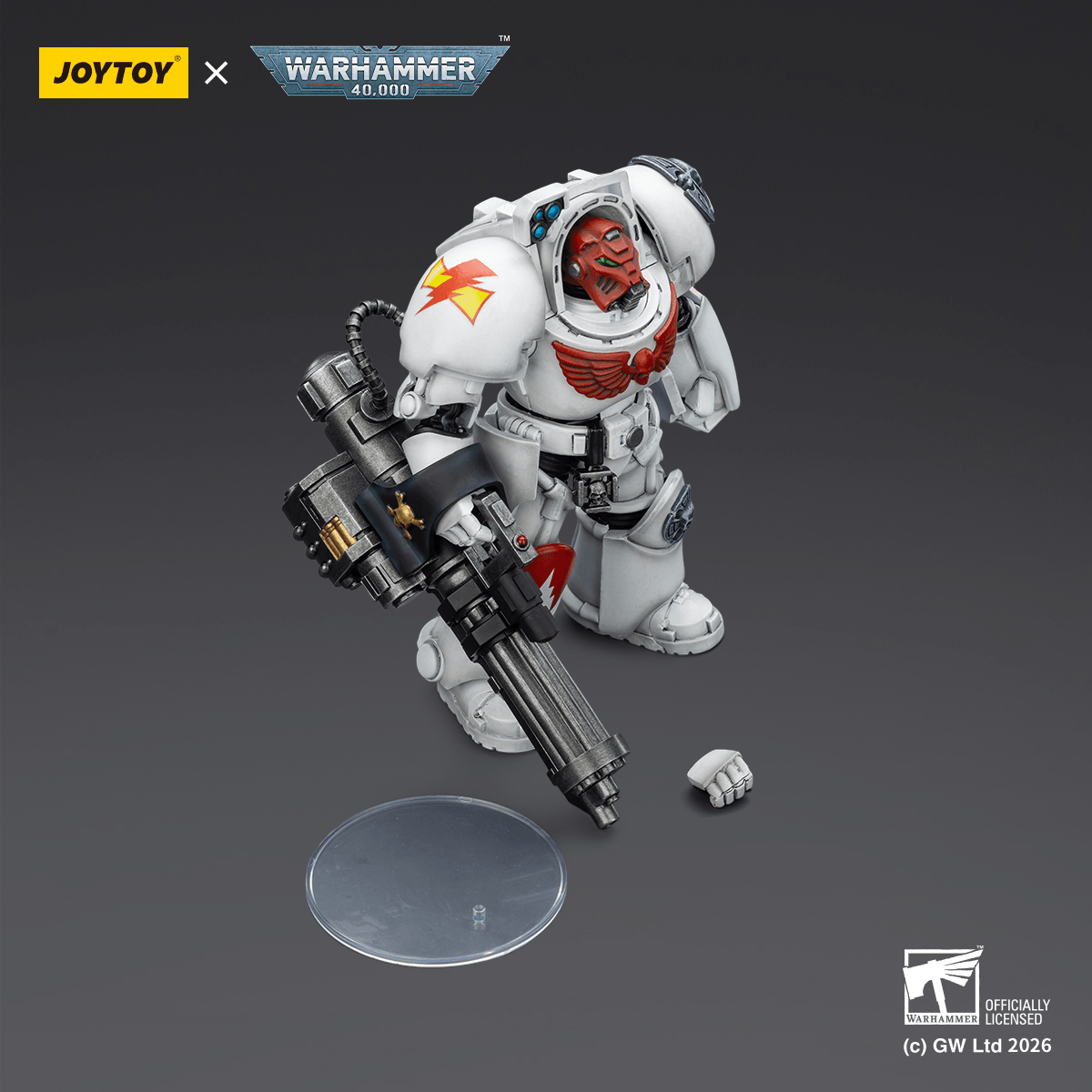 JOYTOY - White Scars Terminator 3 with Power Fist and Assault Cannon