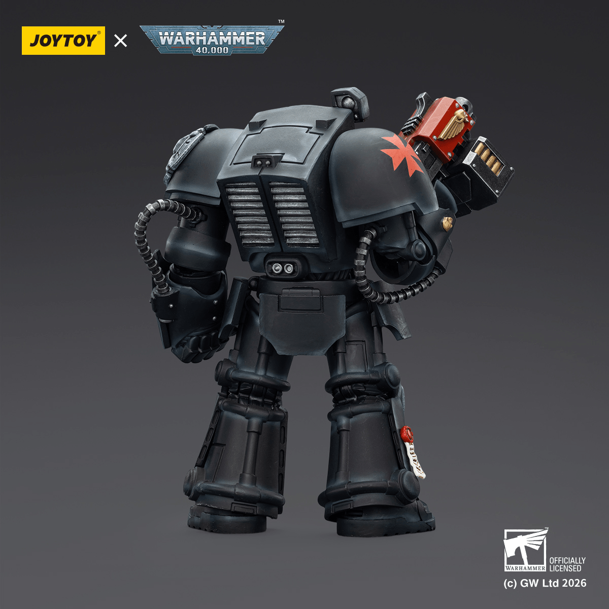 JOYTOY - BlackTemplars Terminator 2 with Power Fist and Storm Bolter
