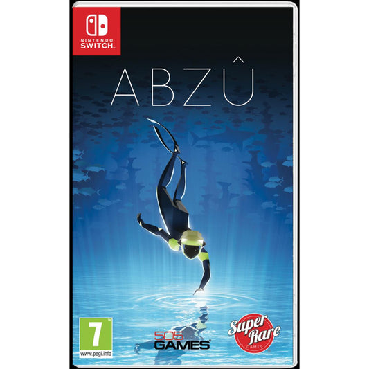Game box for 'ABZ§¿u' on Nintendo Switch with diver and underwater design.