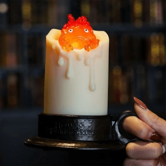 Swinging Calcifer LED Candle "Howl's Moving Castle"