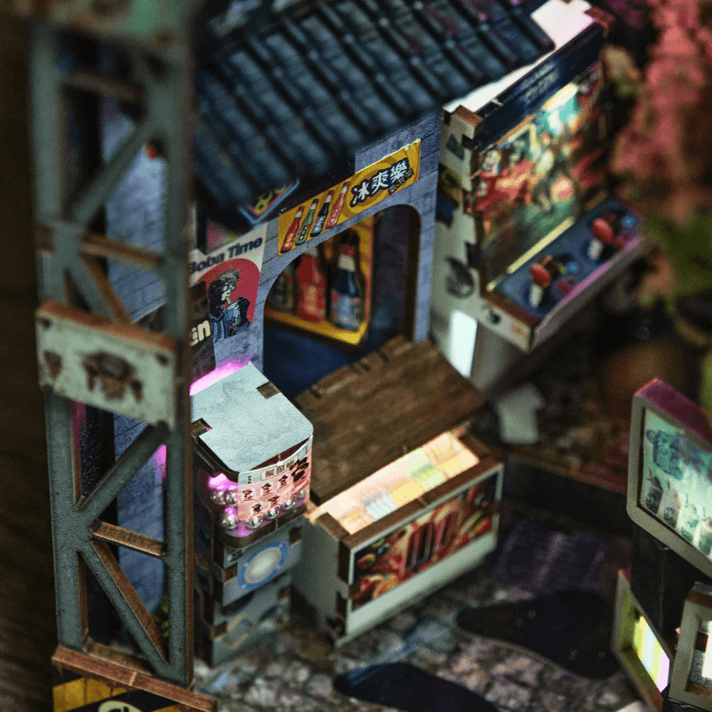 Kowloon Walled City 2049 Book Nook Kit