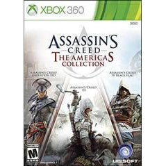 Assassin's Creed The Americas Collection for Xbox 360 on a green and white background