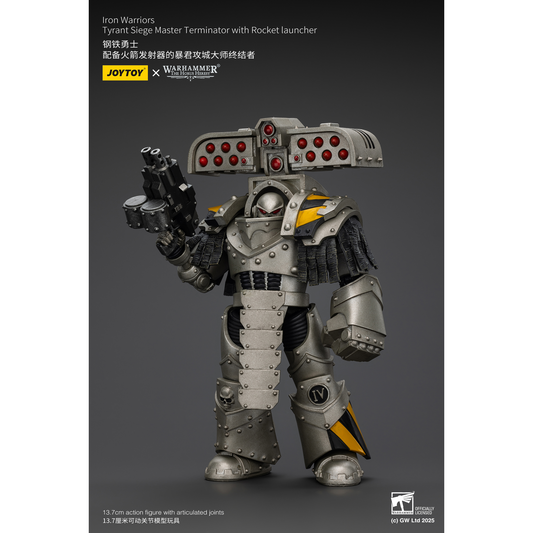 JOYTOY - lron Warriors Tyrant Siege Master Terminator with Rocket Launcher