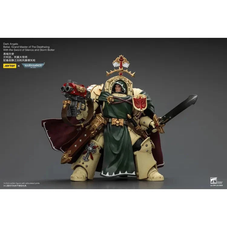 JOYTOY - Dark Angels Belial, Grand Master of The Deathwing With the Sword of Silence and Storm Bolter (PRE-ORDER RELEASES JAN)