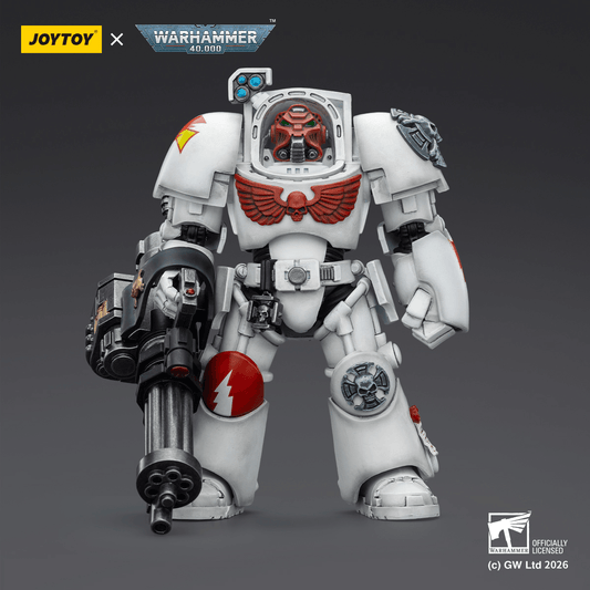 JOYTOY - White Scars Terminator 3 with Power Fist and Assault Cannon
