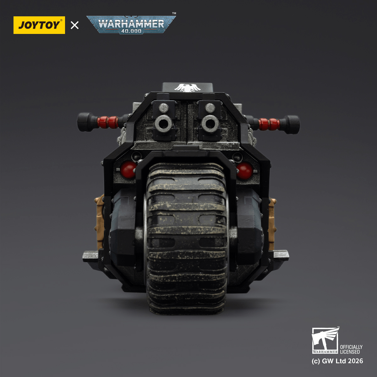 JOYTOY - Raven Guard Raider-pattern Combat Bike with twin-linked bolt rifles