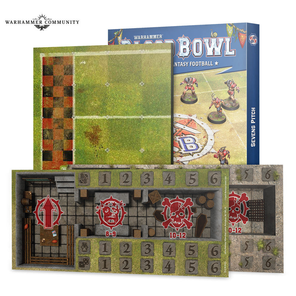 Warhammer - Blood Bowl: Sevens Pitch & Dugouts (2026) (PRE-ORDER RELEASES AUG 22ND)