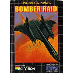 Cover of 'Bomber Raid' video game for Activision on a black background