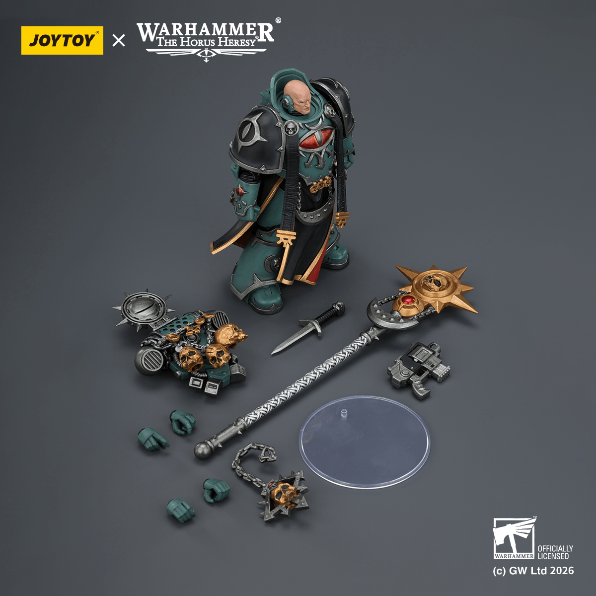 JOYTOY - Sons of Horus Dark Emissary Consul with Staff of Dark Authority