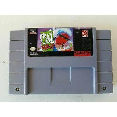 Super Nintendo Entertainment System game cartridge with colorful label