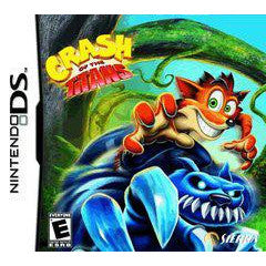 Crash Bandicoot game case for Nintendo DS with character and logo.