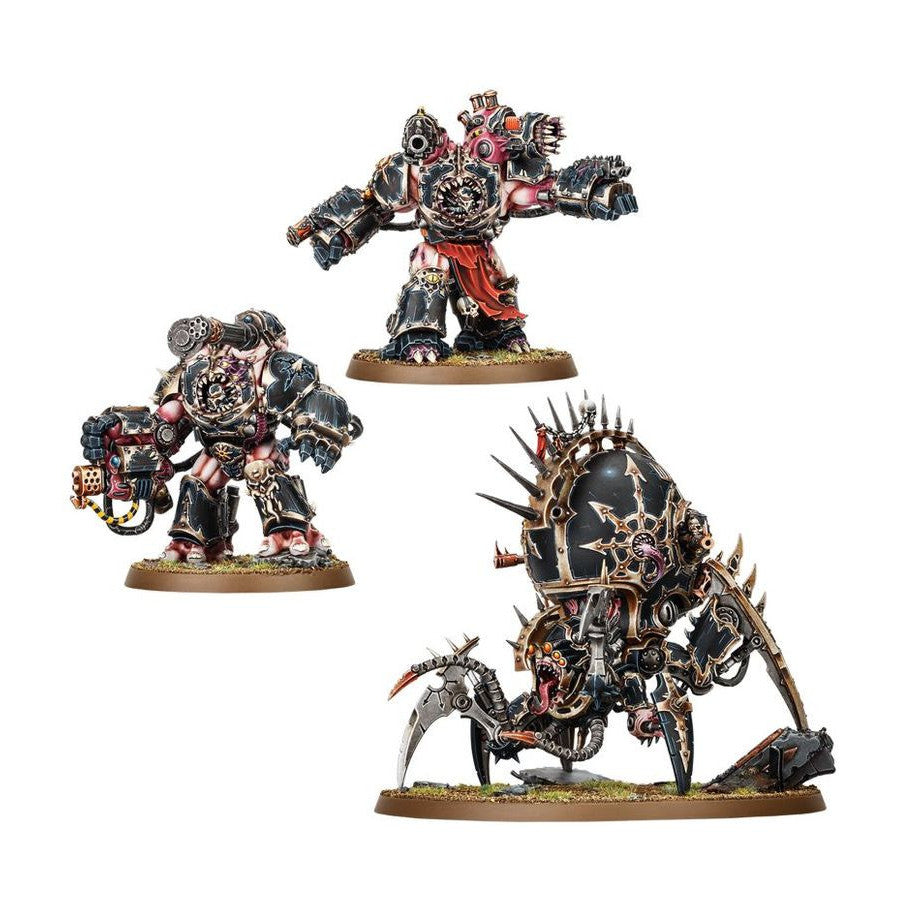Warhammer 40,000 - Chaos Space Marines: "Warpforged" Venomcrawler and Obliterators (GW Online Model)