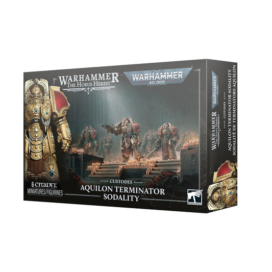 Warhammer The Horus Heresy - Custodes: Aquilon Terminator Sodality (PRE-ORDER RELEASES OCT 17TH)