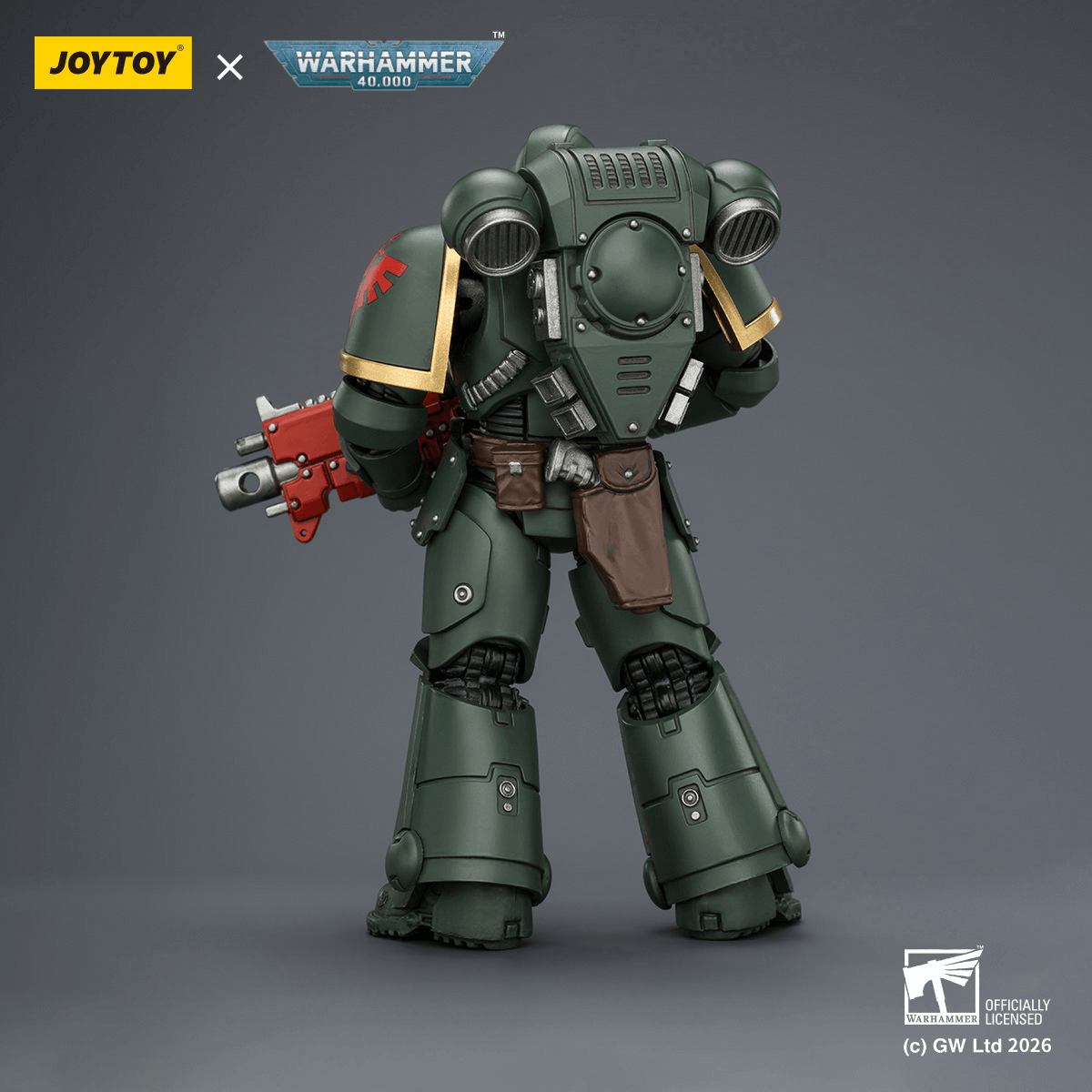 JOYTOY - Dark Angels Intercessor with Bolt Rifle, Bolt Pistol and Chainsword