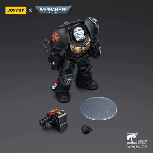 JOYTOY - BlackTemplars Terminator 2 with Power Fist and Storm Bolter