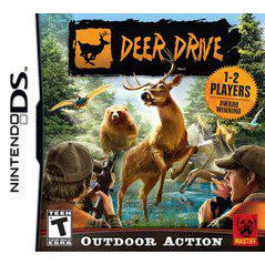 Nintendo DS game case for 'Deer Drive' with a deer and hunting theme.