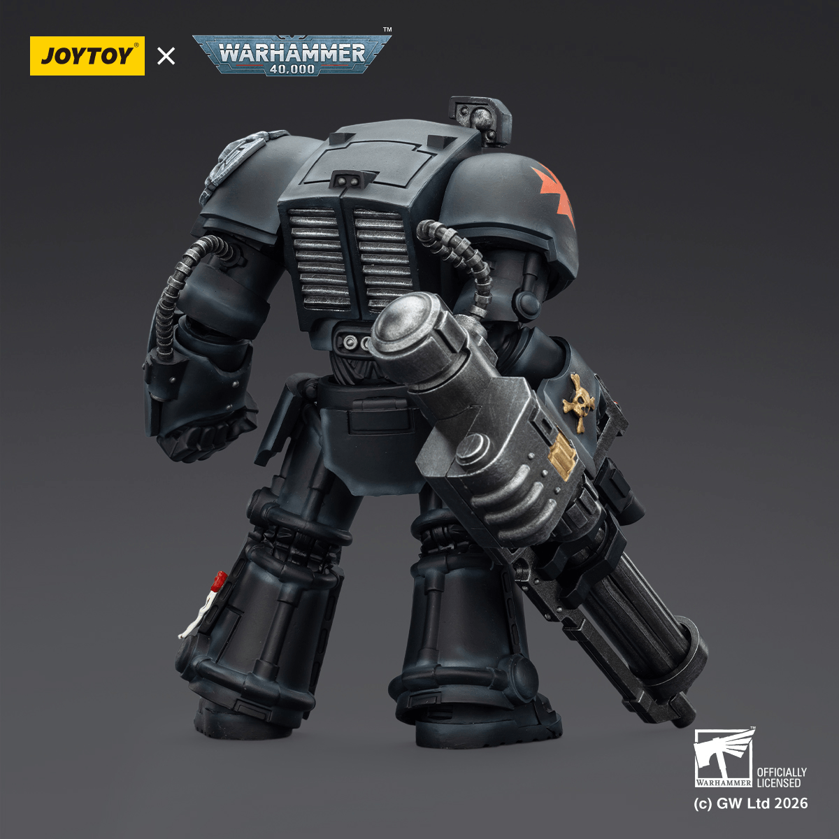 JOYTOY - Black Templars Terminator 3 with Power Fist and Assault Cannon