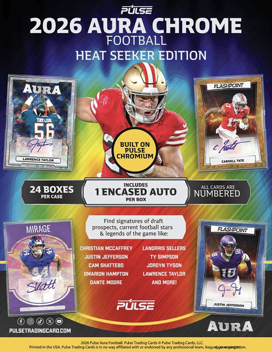 Pulse Aura Chrome Football 2026 Heat Seeker