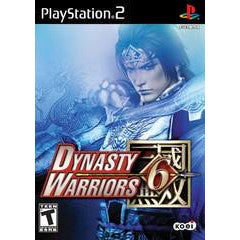 Game case for 'Dynasty Warriors 6' on PlayStation 2 with a character in armor.