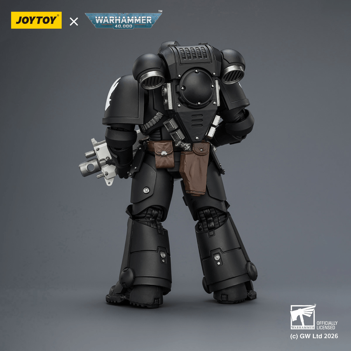 JOYTOY - Iron Hands Intercessor with Bolt Rifle, Bolt Pistol and Chainsword