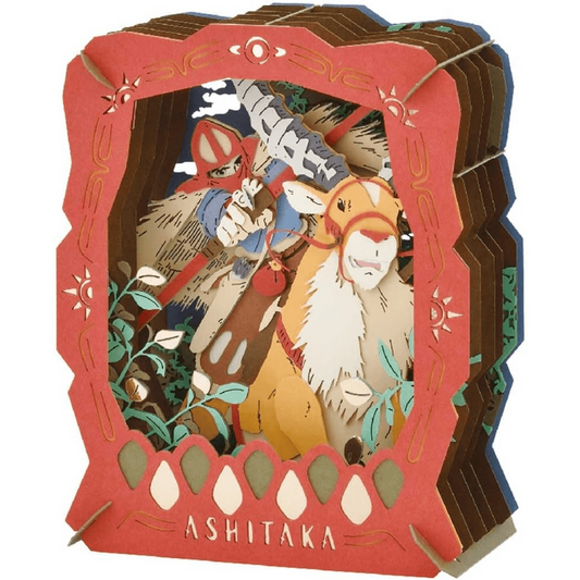 Paper Theater PT-251X Studio Ghibli Decoration - Ashitaka "Princess Mononoke"