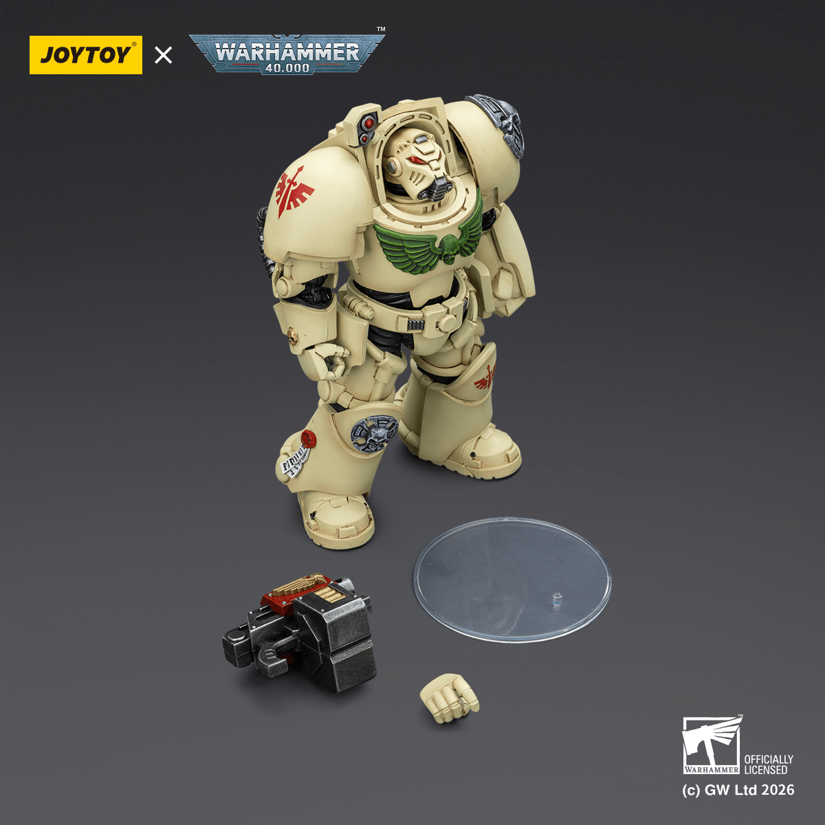 JOYTOY - Dark Angels Deathwing Terminator 2 with Power Fist and Storm Bolter