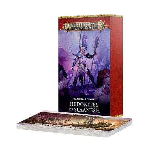 Warhammer Age of Sigmar - Warscroll Cards: Hedonites of Slaanesh (ENG) (PRE-ORDER RELEASES JULY 4TH)