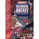 Box art for 'National Hockey League' game on Genesis console