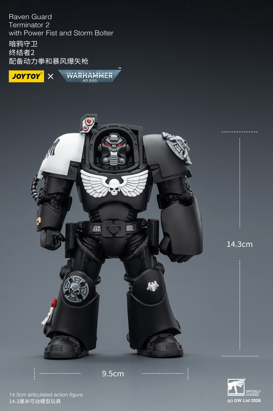 JOYTOY - Raven Guard Terminator 2 with Power Fist and Storm Bolter