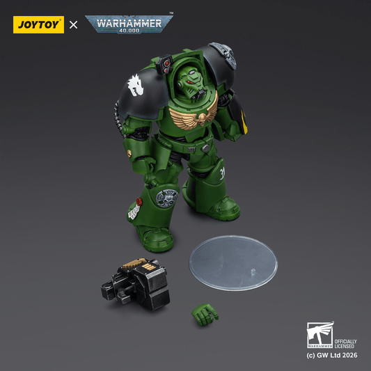 JOYTOY - Salamanders Terminator 2 with Power Fist and Storm Bolter