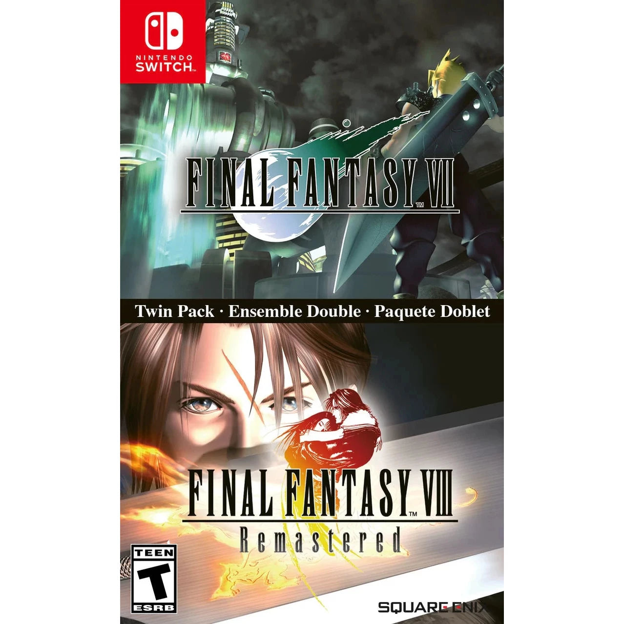 Final Fantasy VII & Final Fantasy VIII Remastered Twin-Pack (Switch)