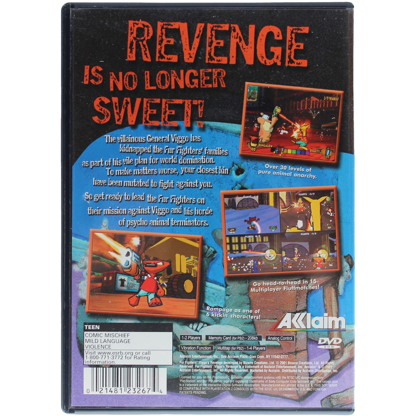 Fur Fighters Viggo's Revenge (PS2)