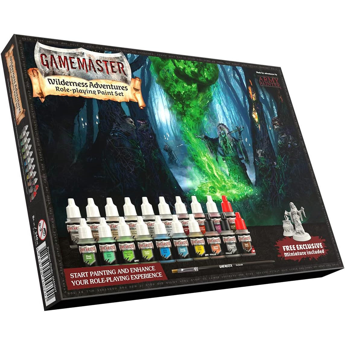 Gamemaster Wilderness Adventures Role-playing Paint Set (Army Painter Fanatic)