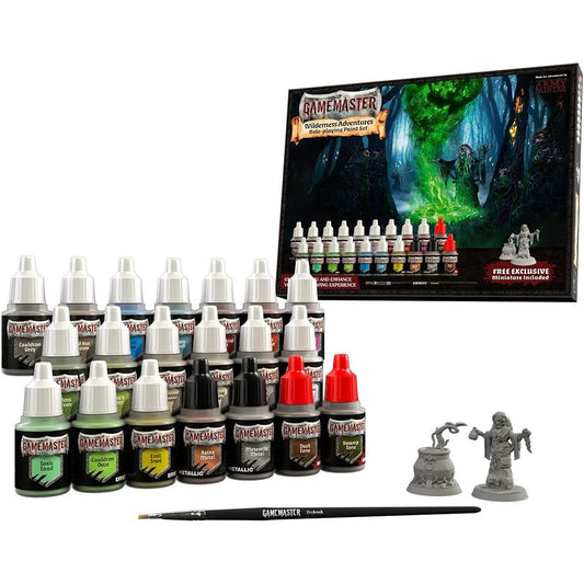 Gamemaster Wilderness Adventures Role-playing Paint Set (Army Painter Fanatic)