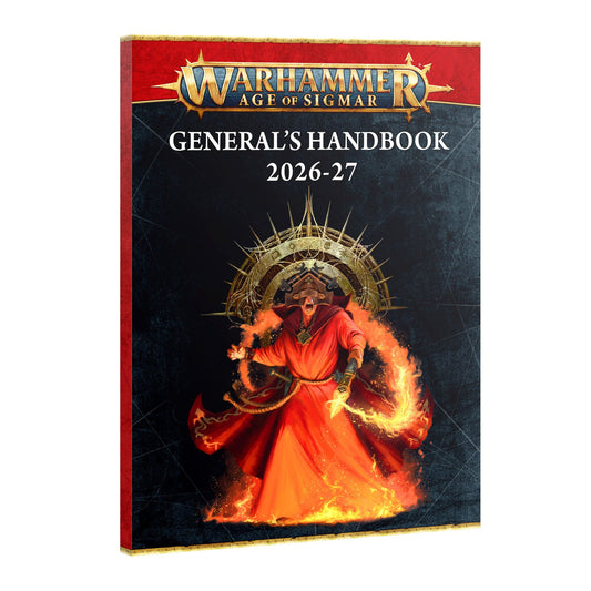 Warhammer Age of Sigmar - General's Handbook: 2026-27 (Hard Cover) (English) (PRE-ORDER RELEASES JULY 4TH)