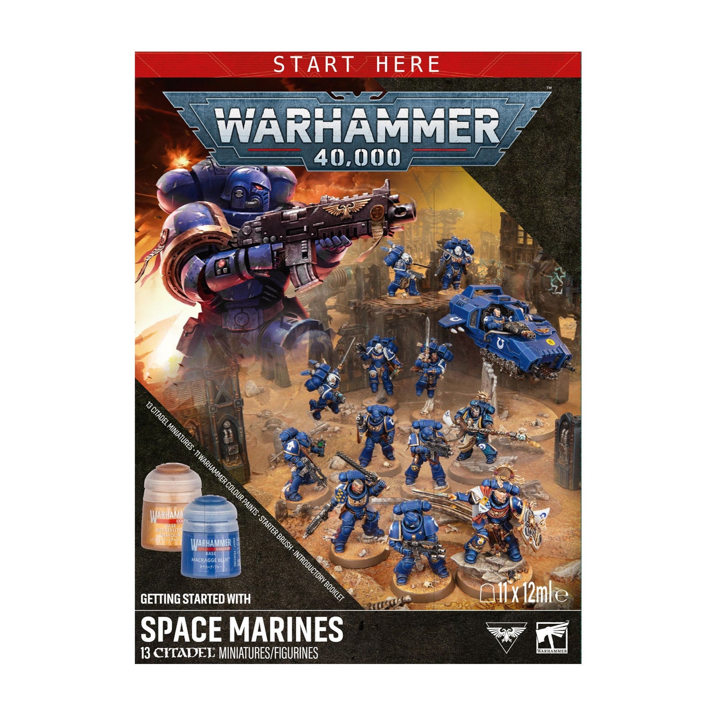 Warhammer 40,000: Getting Started With Space Marines (PRE-ORDER RELEASES JULY 25TH)