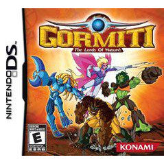 Gormiti game case for Nintendo DS with colorful characters on an orange background