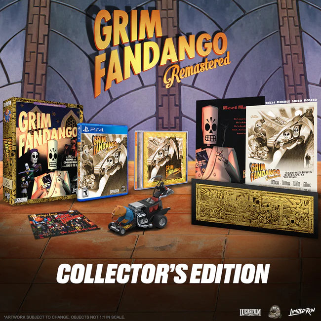 Grim Fandango Remastered Collector's Edition [Limited Run Games #485] (PS4)