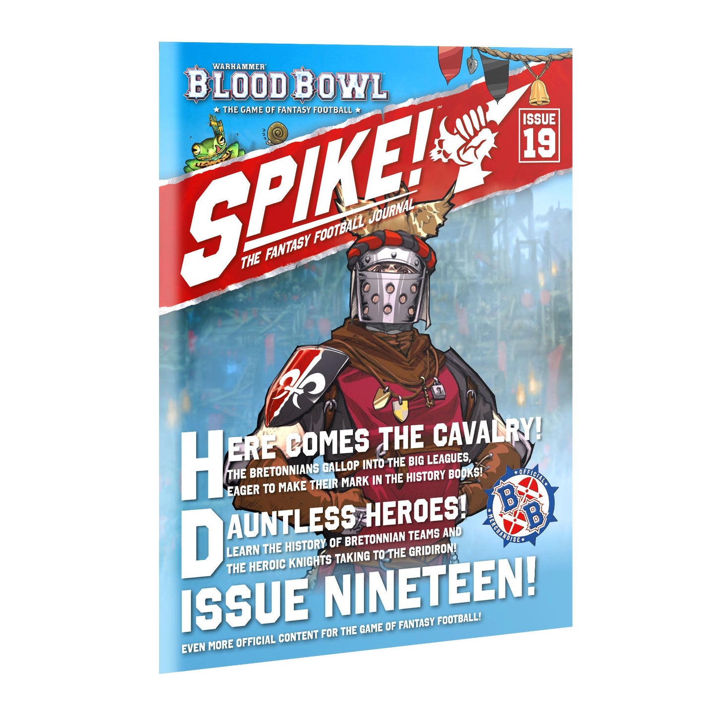 Blood Bowl Spike Issue 19 Bretonnian Brionne Barons Edition