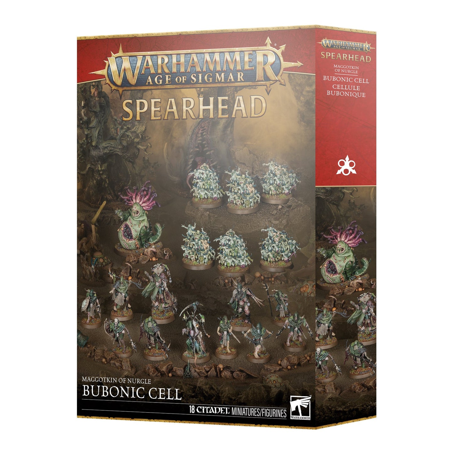 Age of Sigmar: Spearhead Maggotkin of Nurgle Bubonic Cell (PRE-ORDER RELEASES JAN 17TH)